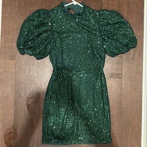 NWOT Cassie Mini Dress in Green Camila Coelho